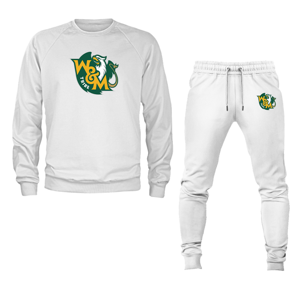 Men's William and Mary Tribe  Crewneck Sweatshirt Joggers Suit